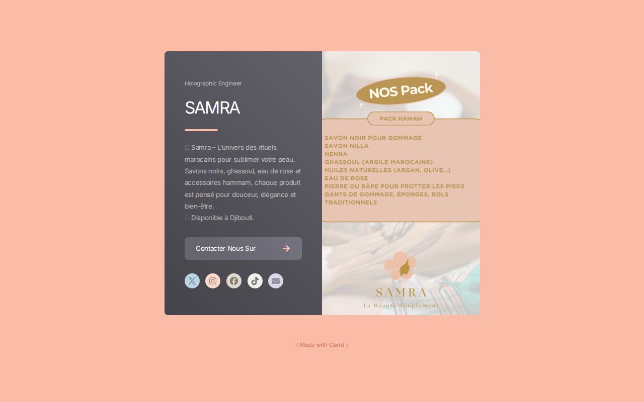 Carrd profile picture for @samra